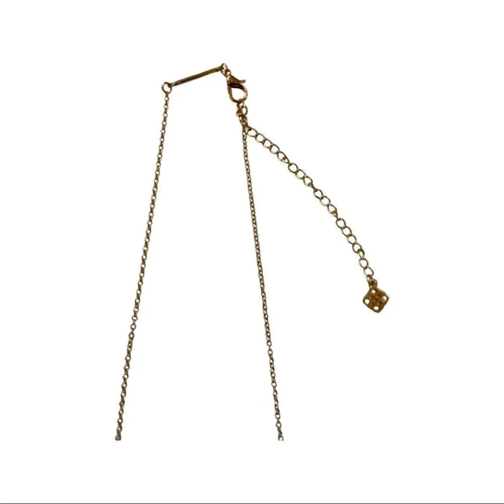 Gen 3 Pink Pendant Gold Bar Necklace - NWT